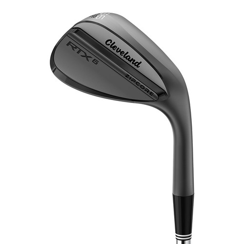 Vist Large View of Product Image Which is Cleveland RTX6 Zip Core Black Satin Wedge