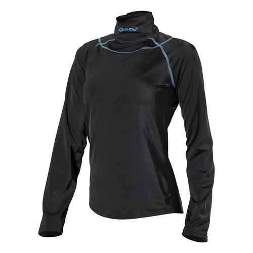 Shock Doctor Ultra Compression Long Sleeve Shirt With Integrated Neck Guard 
