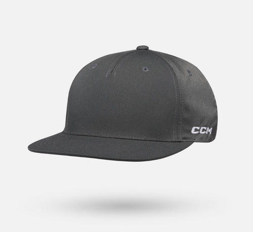 Vist Large View of Product Image Which is CCM Flatbrim Snapback Charcoal #HFB3TA