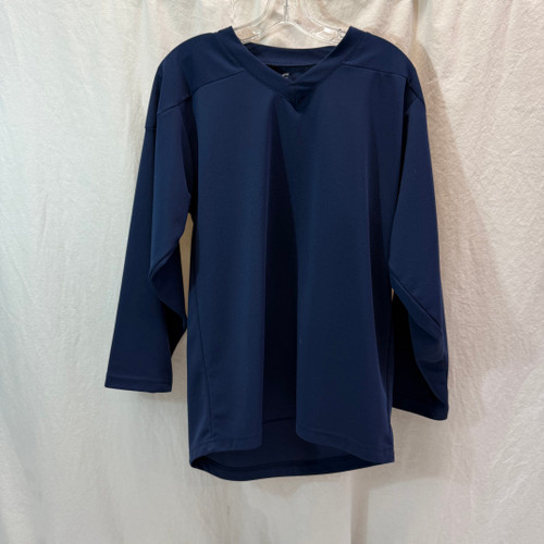 Vist Large View of Product Image Which is Used Champro Hockey Practice Jersey Navy Blue XL