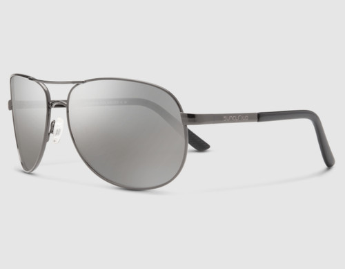 New SUNCLOUD AVIATOR GUNMETAL POLARIZED SILVER