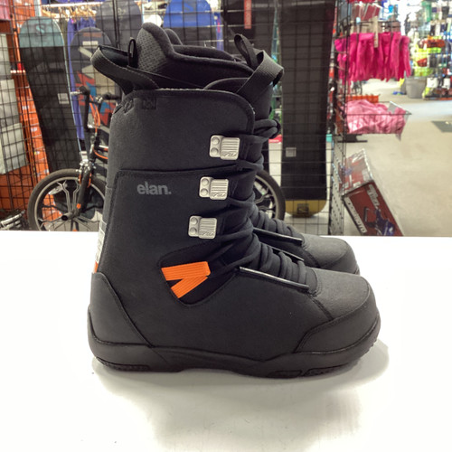 Used Elan MENS SB BOOTS Mens Snowboard Boots Black Senior 7 10672-S000312555