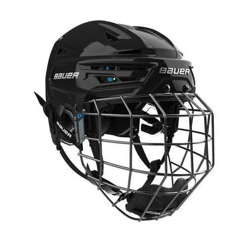 Vist Large View of Product Image Which is New BAUER S24 RE-AKT 155 HELMET COMBO BK LARGE