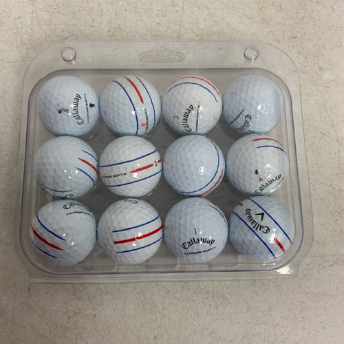 Used Callaway CHROME SOFT TRIPLE TRACK 12 Pack - Golf Balls 11762-S000054787