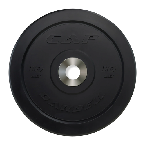 Vist Large View of Product Image Which is CAP Barbell Rubber Olympic Bumper Plate 10LB #OPR010