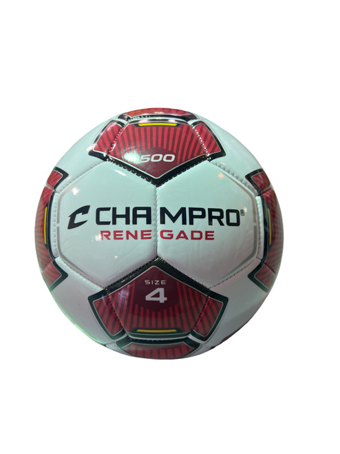 Vist Large View of Product Image Which is New SIZE 4 RED SOCCER BALL