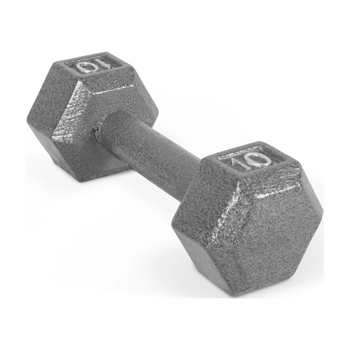 Vist Large View of Product Image Which is CAP Cast Iron Grey Dumbbell 10lb #SDG010
