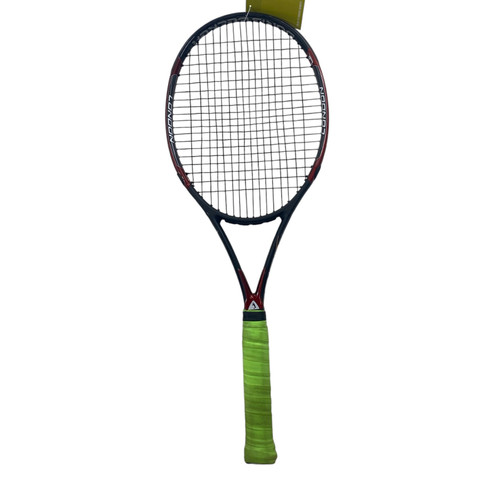 Vist Large View of Product Image Which is Used Prince BORIS BECKER DELTA CORE LONDON Adult Tennis Racquet Cardinal 4 1/2"