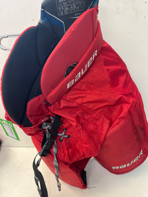 Vist Large View of Product Image Which is Used Bauer NEXUS 600 Junior Pant Red LG