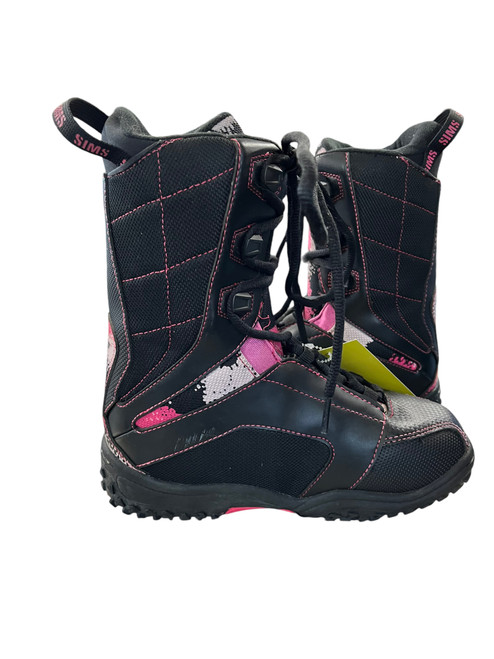 Vist Large View of Product Image Which is Used Sims CALIBER Girls Snowboard Boots Pink Junior 05 11820-S000034001