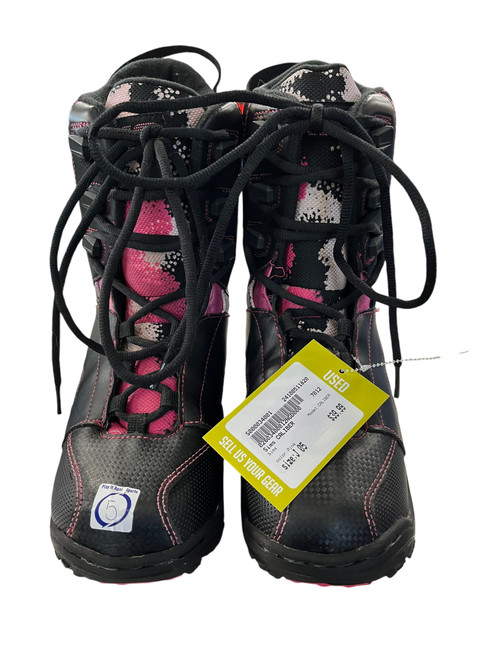 Vist Large View of Product Image Which is Used Sims CALIBER Girls Snowboard Boots Pink Junior 05