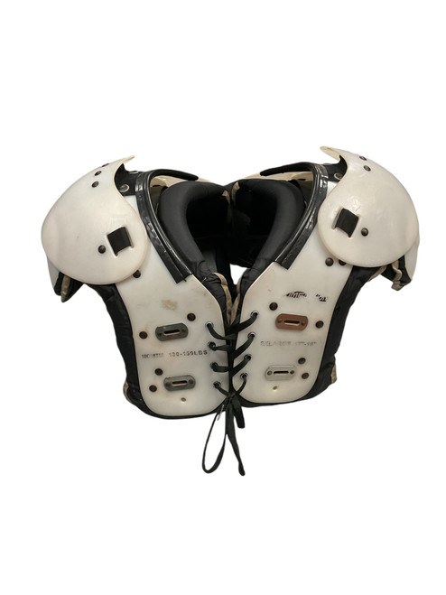 Vist Large View of Product Image Which is Used Rawlings Momentum Football Shoulder Pads White 2X