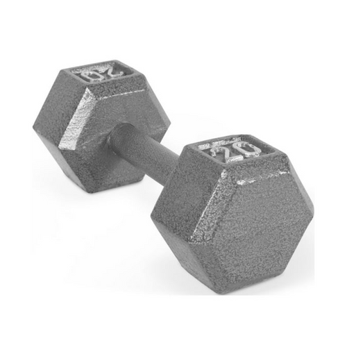Vist Large View of Product Image Which is CAP Cast Iron Grey Dumbbell