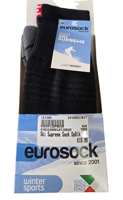 Vist Large View of Product Image Which is New Ski Supreme Sock DpBlk MD