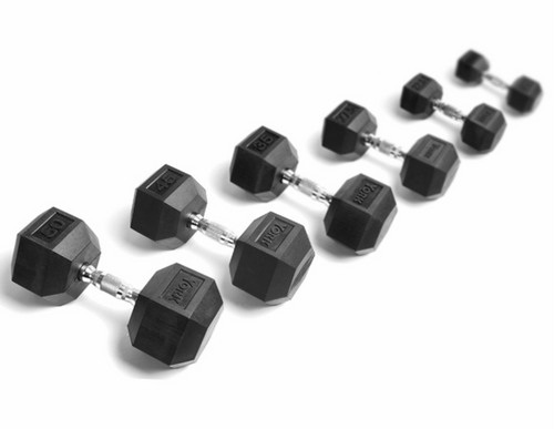 Vist Large View of Product Image Which is New HEX RUBBER 65 LB