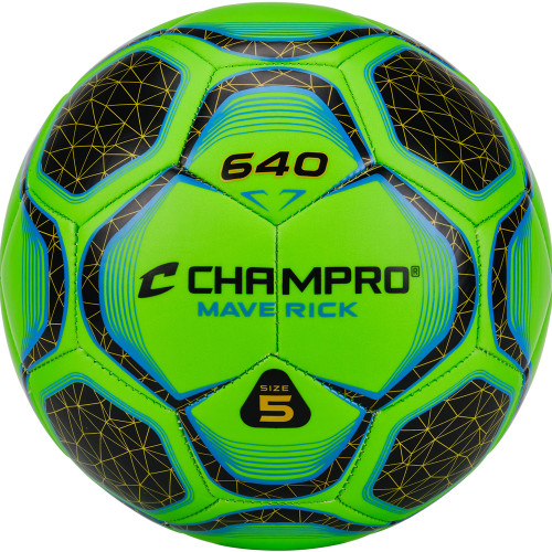 Vist Large View of Product Image Which is New Maverick Soccer Ball Optic Green Size 5