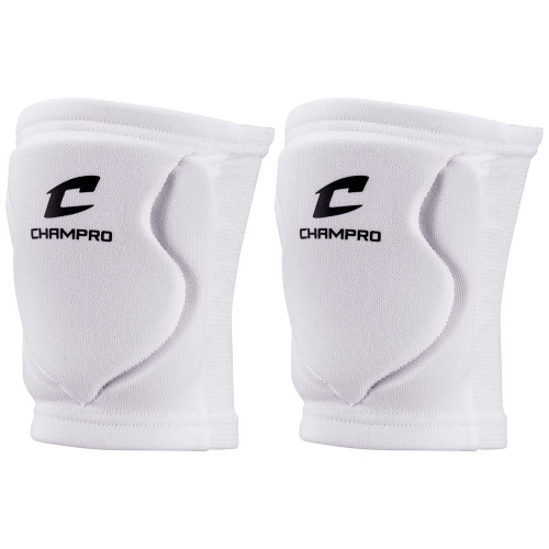 New Champro MVP Low-Pro Volleyball Kneepad WH MD 11855-CHPA3001WM