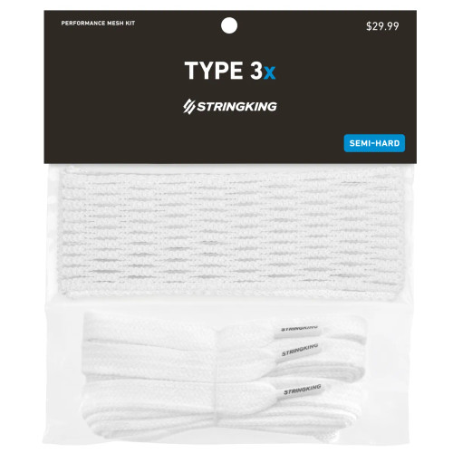Vist Large View of Product Image Which is New String King 3X MESH KIT LAX Mesh Other White