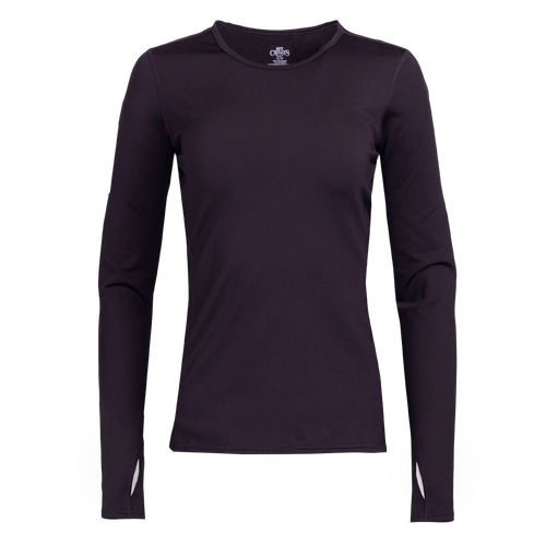 Vist Large View of Product Image Which is Hot Chillys Women's Micro-Elite Chamois Crewneck #HC9908