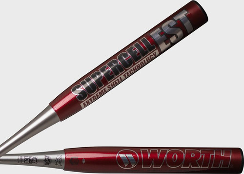The 2023 SuperCell EST 15" "all association" slowpitch bat was designed for the player looking to pick up a stick and head out to the field without worrying about using non-approved equipment. This SuperCell bat features a 2-piece design with a high grade alloy barrel, and our whippy spring flex handle. 

In addition, this red SuperCell EST bat features a massive 15" alloy barrel shell with a .5 oz XL end load. As a result, you'll get added weight for insane power to crush bombs off the huge sweet spot. This bat packs a huge bang for your buck, and is perfect for anyone who plays in multiple leagues or just simply wants an ease of mind they're bat is certified for their league. Order yours today!