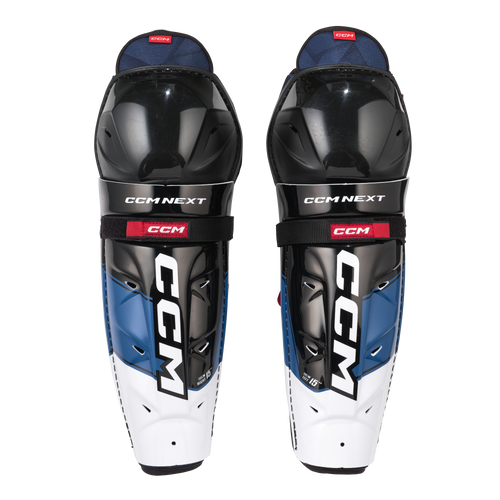 Vist Large View of Product Image Which is New CCM NEXT SHIN GUARD Senior Shin Guards 15"