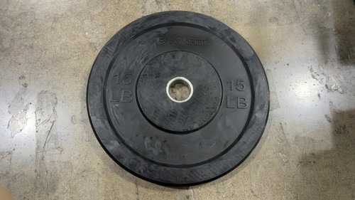 Vist Large View of Product Image Which is New 15lb Bumper Plate