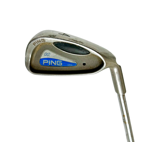 Vist Large View of Product Image Which is Used Ping G2 BLACK DOT Men's RH 4 Iron Stiff Flex Steel Shaft