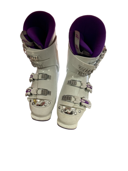 Used Nordica Girls DH Ski Boot White 230 MP - J05 - W06 11732-S000346172
