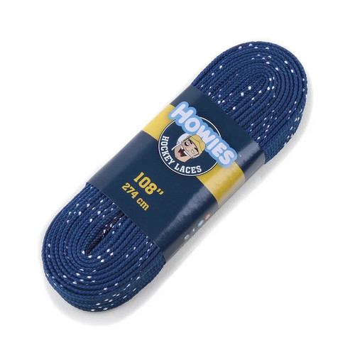 Vist Large View of Product Image Which is New Cloth Hockey Lace Royal Blue 96"