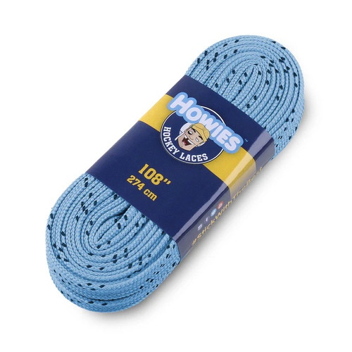 Vist Large View of Product Image Which is New Cloth Hockey Lace Sky Blue 84"
