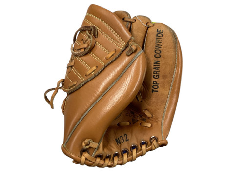 Vist Large View of Product Image Which is Used ANESCO ALL STAR Baseball/Softball Glove Right Hand Throw Orange 8""