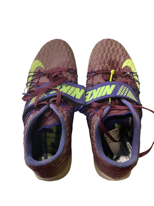 Vist Large View of Product Image Which is Used Nike Track & Field Cleats Adult Maroon Senior 6