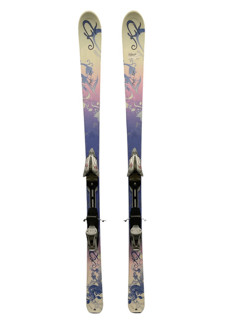 Used K2 PERFECT LUV Womens DH Ski/Binding Purple 160 cm 11856-S000013042 Vist Large View of Product Image Which is Used K2 PERFECT LUV Womens DH Ski/Binding Purple 160 cm