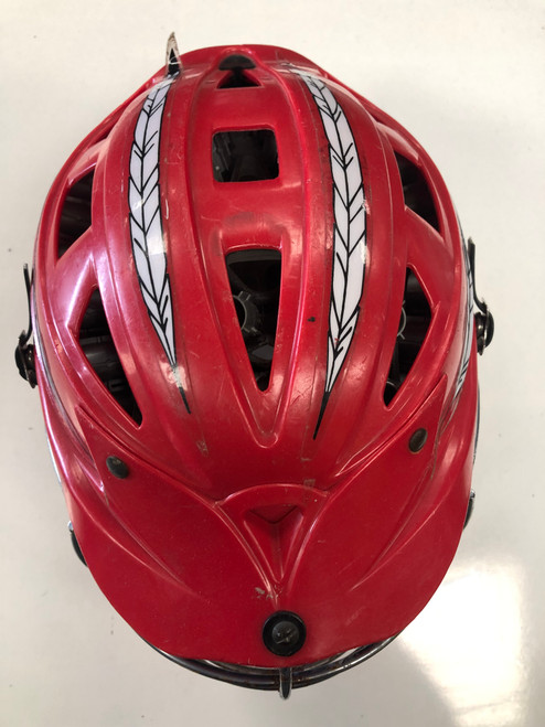 Vist Large View of Product Image Which is Used Cascade CPX R Lacrosse Helmet Red SM