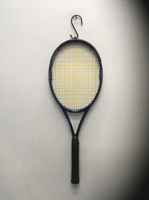 Vist Large View of Product Image Which is Used Wilson HAMMER 7.4 Adult Tennis Racquet Navy Blue 4 3/8"