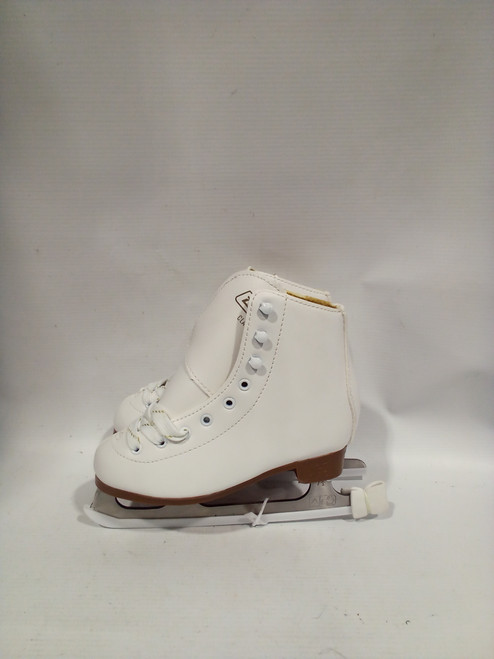Vist Large View of Product Image Which is Used DBX CLASSIC Girls Figure Skate White Youth 13.0