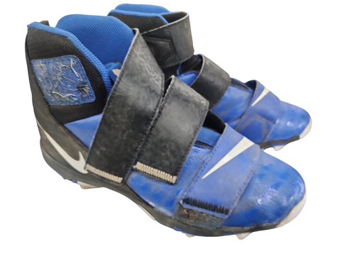 Vist Large View of Product Image Which is Used Nike Jr FB Cleats Royal Blue Junior 05