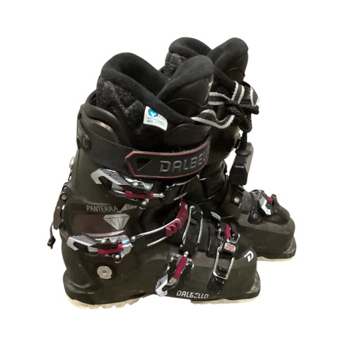 Vist Large View of Product Image Which is Used Dalbello PANTERRA 85W Womens DH Ski Boot Black 225 MP - J04.5 - W5.5