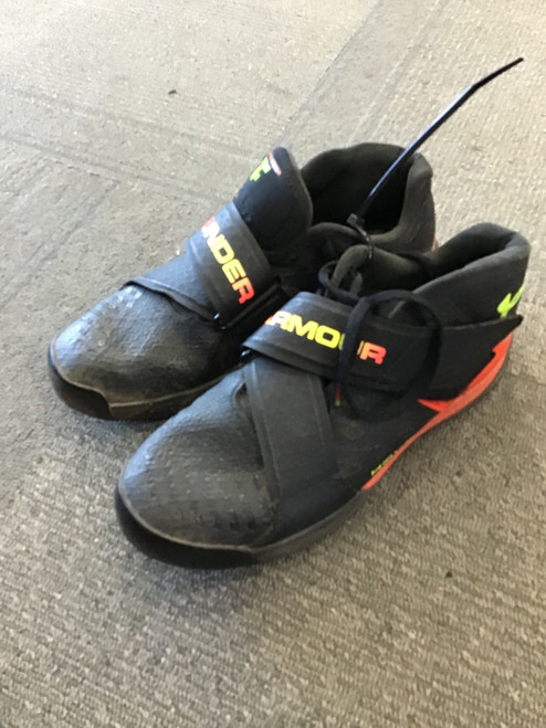 Used Under Armour HOVR THROWING SHOES Track & Field Cleats Adult Black Senior 8 11614-S000202178