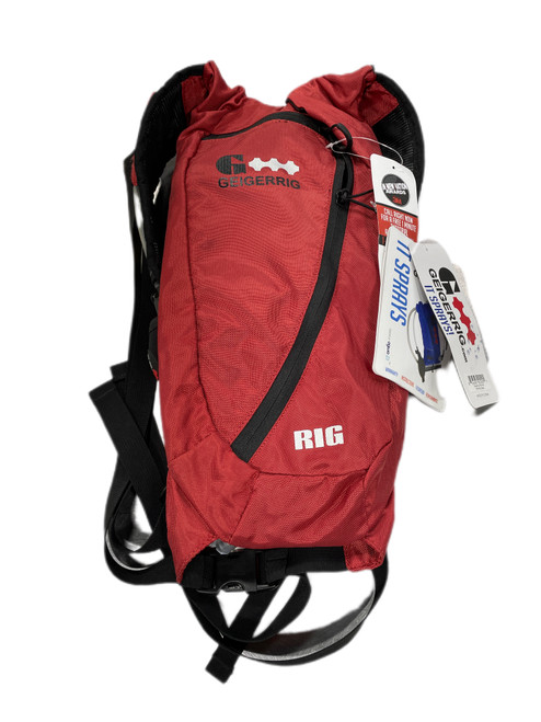 Vist Large View of Product Image Which is Used GeigerRig Rig Hydration Pack Red, front view