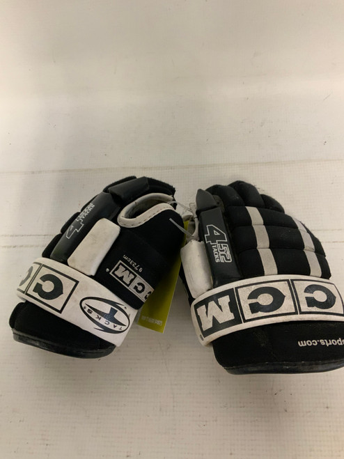 Used CCM 452 TACKS Youth Gloves Black 9" 11823-S000027489