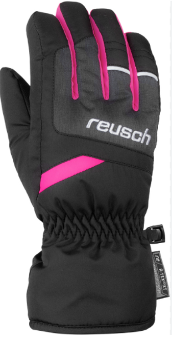 New Ski Glove Yth BK/PK L 11821-LOG6461206BPL