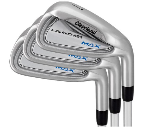 Vist Large View of Product Image Which is New Cleveland Launcher Max Iron Set 5-GW Reg Flex