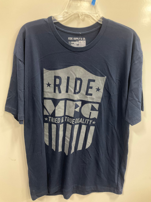 Vist Large View of Product Image Which is Ride Supply & Co. Never Worn Men’s Navy LG Shirt