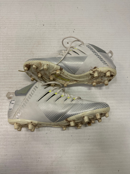 Used Warrior LAX Cleats Mens White Senior 9.5 11860-S000281211