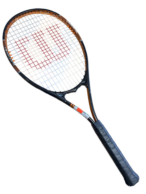 Vist Large View of Product Image Which is Used Wilson V-MATRIX Adult Tennis Racquet Black Unknown