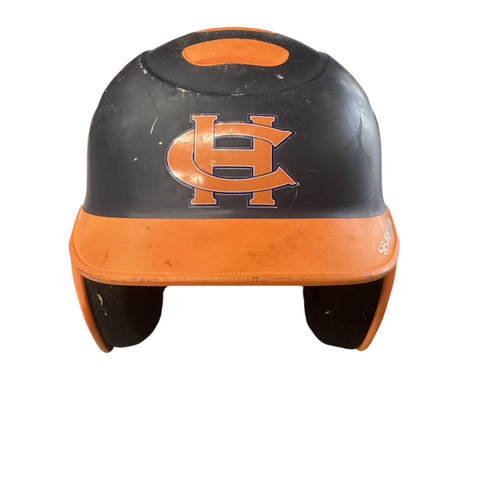 Vist Large View of Product Image Which is Used BoomBah BBH2N/O-JR 6 1/4 - 7 Batting Helmet No Mask Black And Orange SM 11760-S000067721