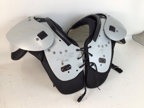 Vist Large View of Product Image Which is Used All Star ADULT XL FB PADS FB Shoulder Pads Grey XL