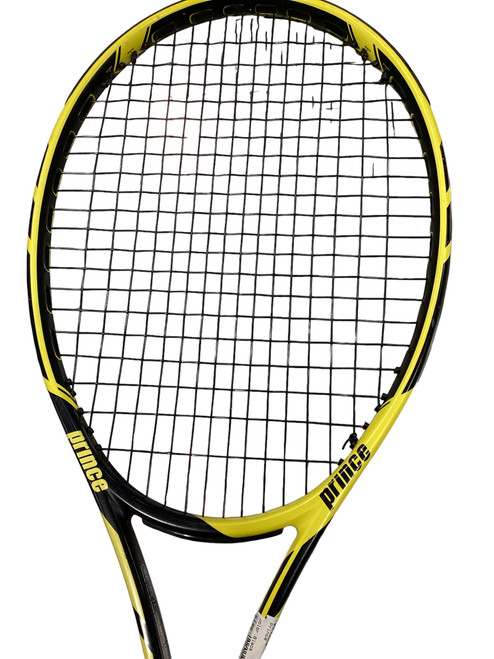 Vist Large View of Product Image Which is Used Prince POWER LEVEL 775 Adult Tennis Racquet Black Unknown