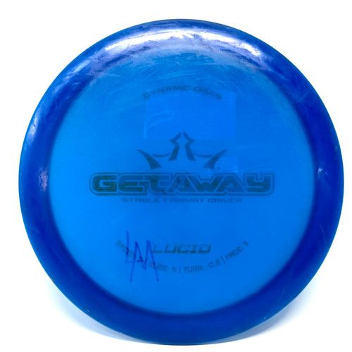 Used Dynamic Discs LUCID GETAWAY Disc Golf Driver Royal Blue 168g 11805-S000049836